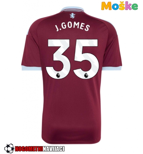 Moške Nogometnih dresov Aston Villa Joao Gomes #35 Domači 2026-27 Kratki rokavi Moške Nogometnih dresov Aston Villa Joao Gomes #35 Domači 2026-27 Kratki rokavi